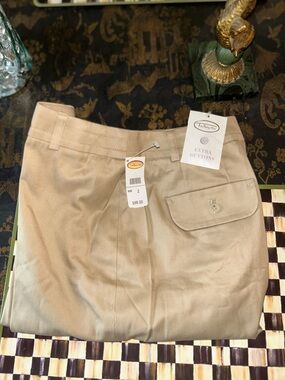 NWT Talbots Summer Chino Khaki Pants Size 2